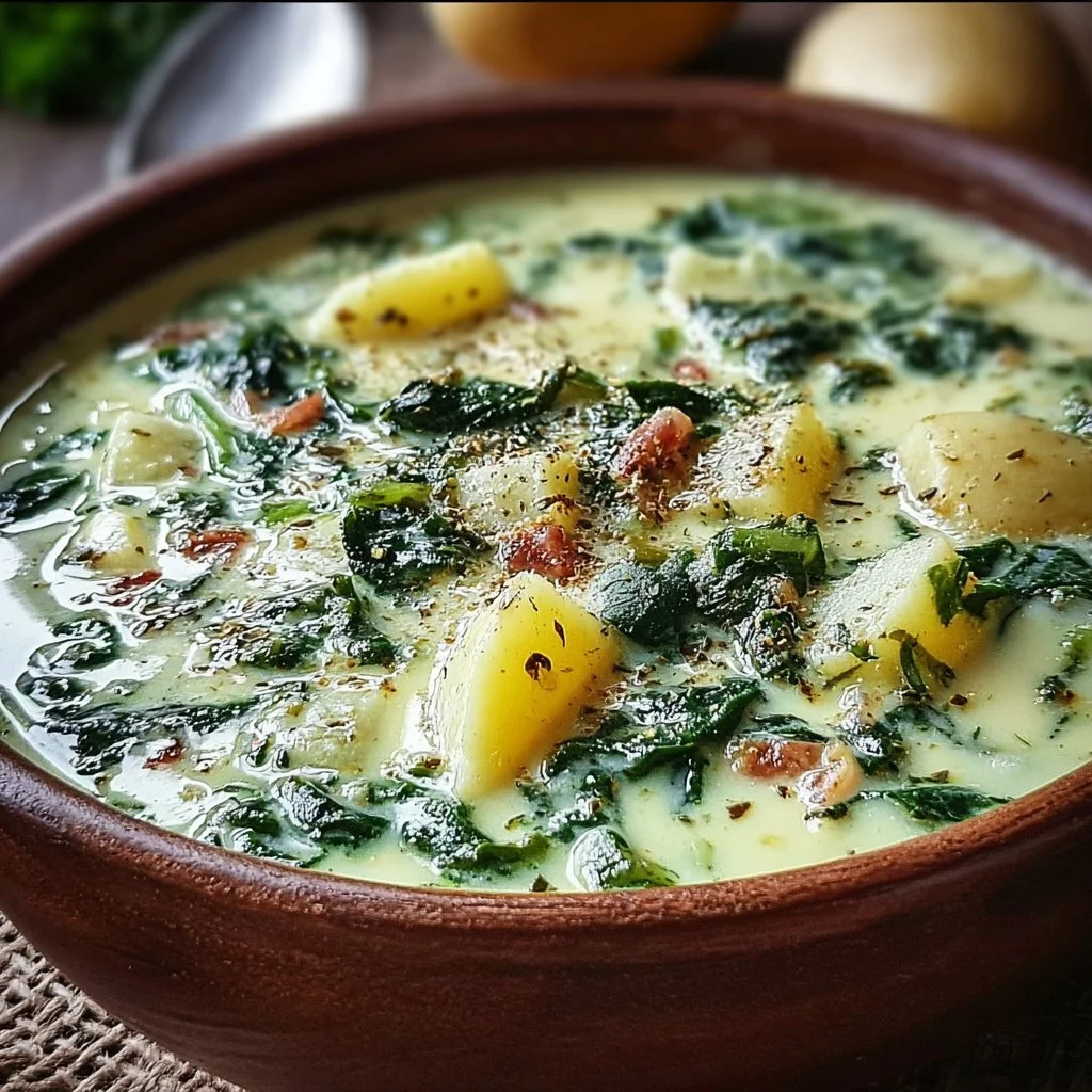 Best Creamy Spinach and Potato Garden Soup to Warm Your Soul