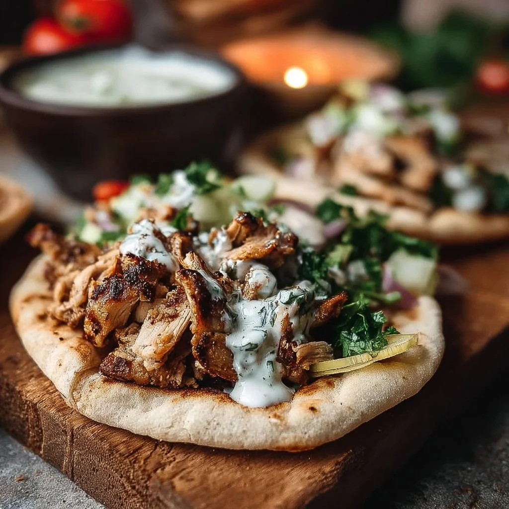 Chicken Shawarma with Garlic Sauce