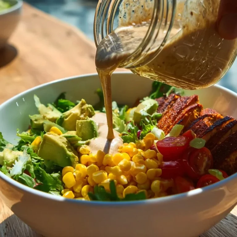 Delicious Copycat Santa Fe Salad ingredients in a fresh bowl for meal prep