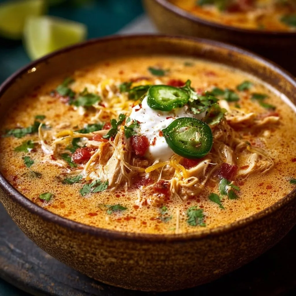 Creamy Chicken Enchilada Soup