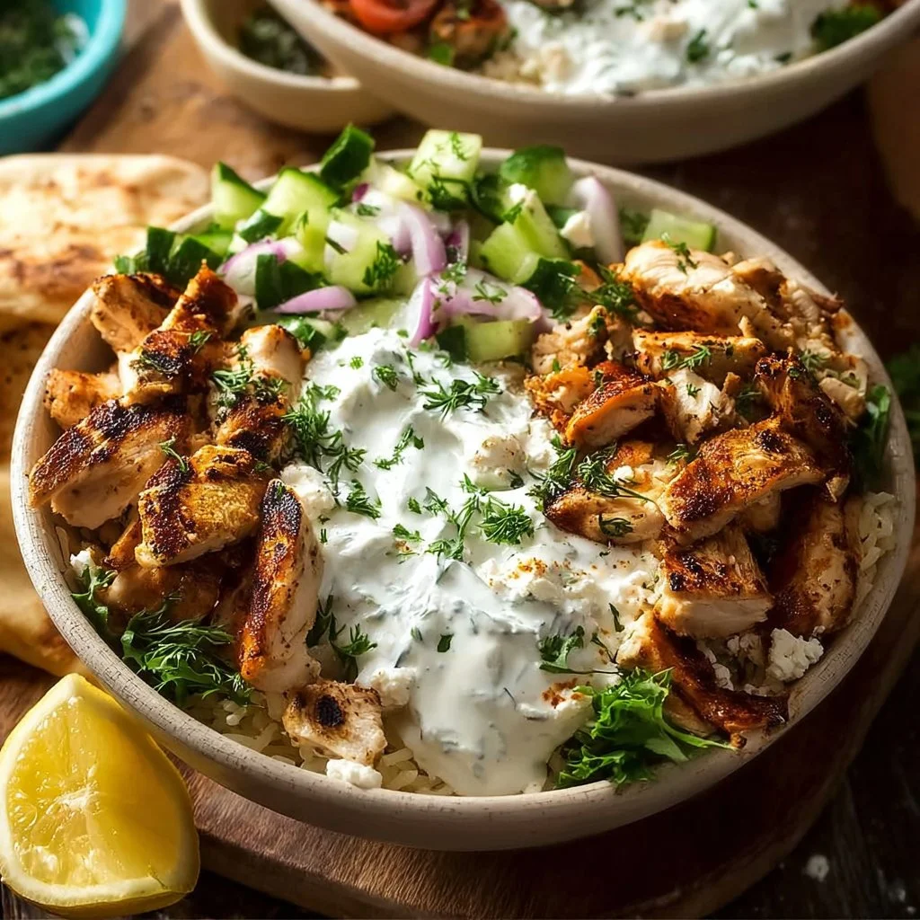 Chicken Tzatziki Bowls