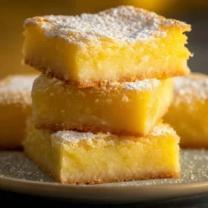 Delicious homemade lemon brownies with a vibrant citrus flavor