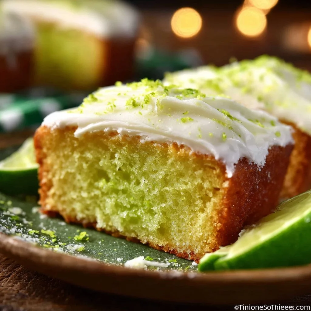 Key Lime Poke Cake