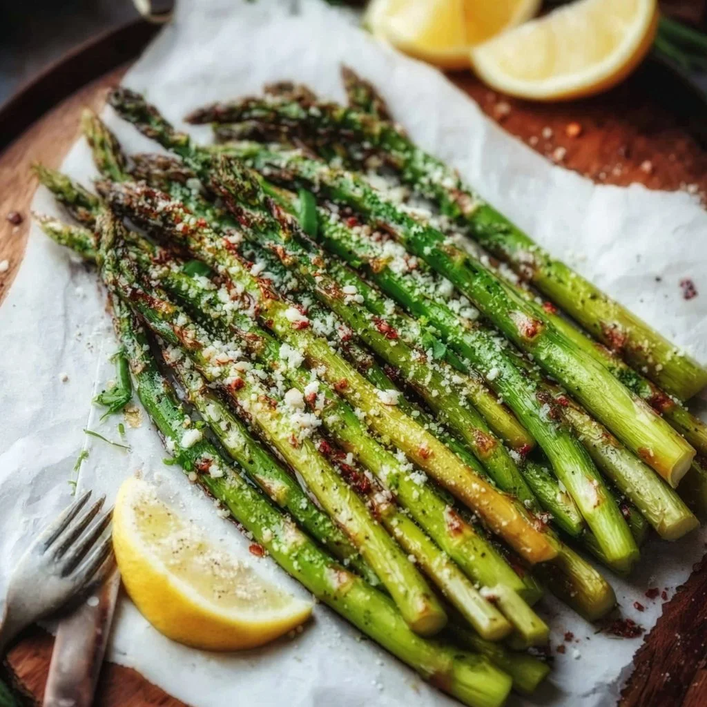 Roasted Parmesan Asparagus