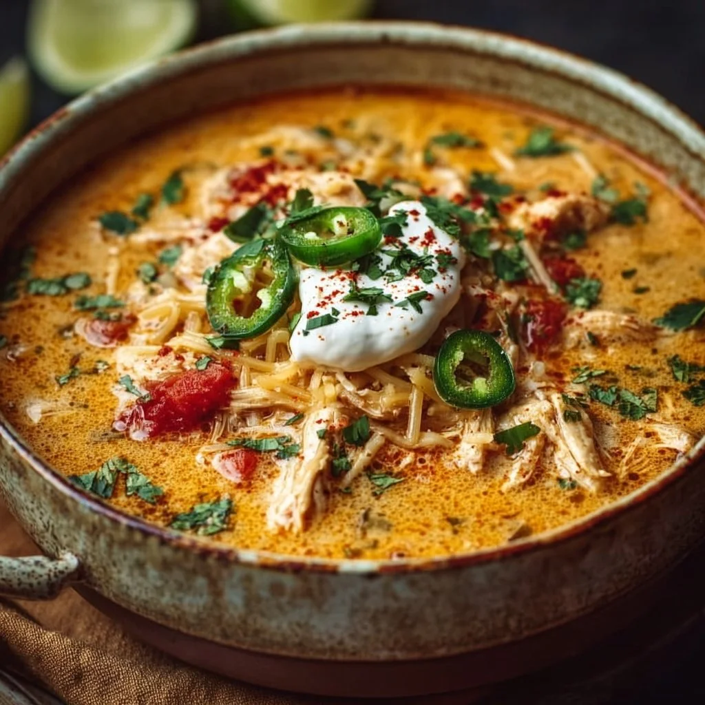 Creamy Chicken Enchilada Soup