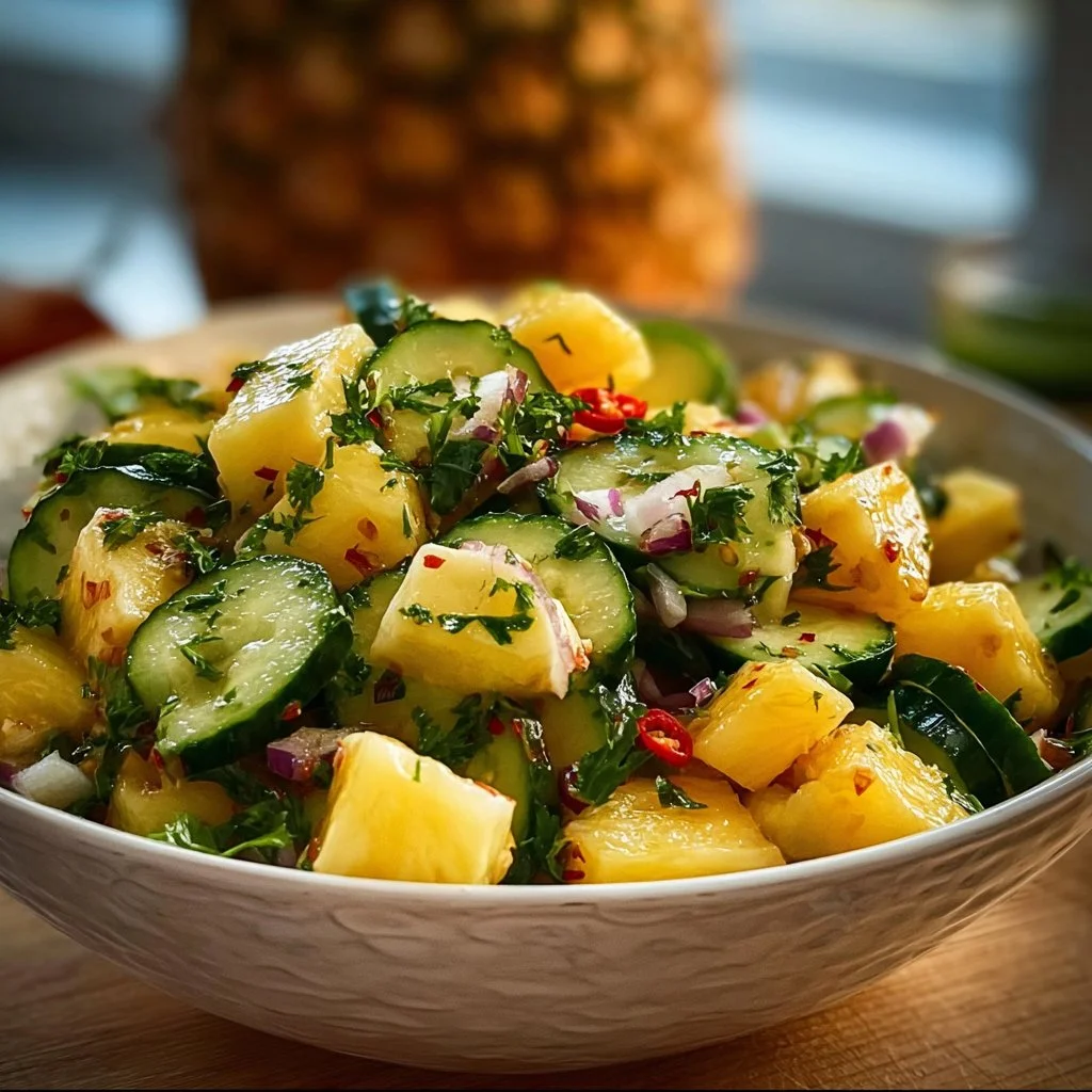 Pineapple Cucumber Salad