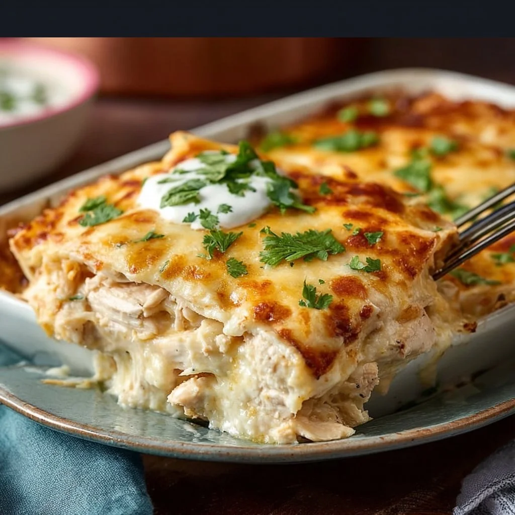 White Chicken Enchilada Casserole: A Beginner’s Guide to Creamy Comfort in a Pan
